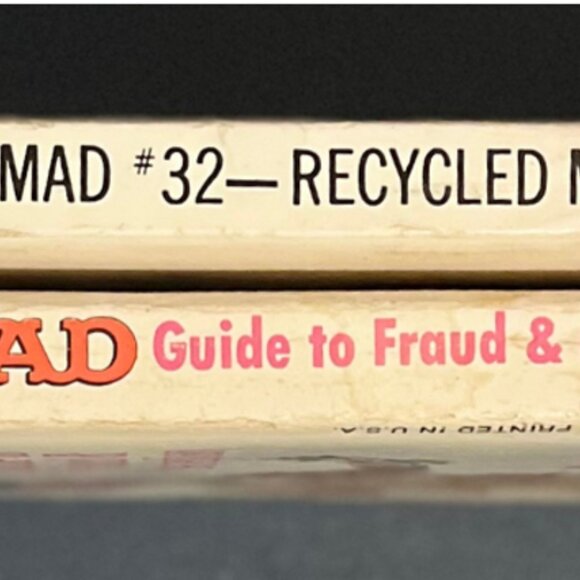 Set of 2 Retro MAD Books - 'Recycled MAD' & 'A MAD Guide to Fraud & Deception - Picture 3 of 3